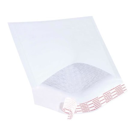 The Packaging Wholesalers Self Seal Bubble Mailers, No 0, 6"W x 10"L, White, 250/Pack ENVB853WSS